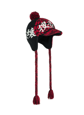 ESOTERIC THING提花护耳针织滑雪帽JACQUARD EARFLAP SKI BEANIE