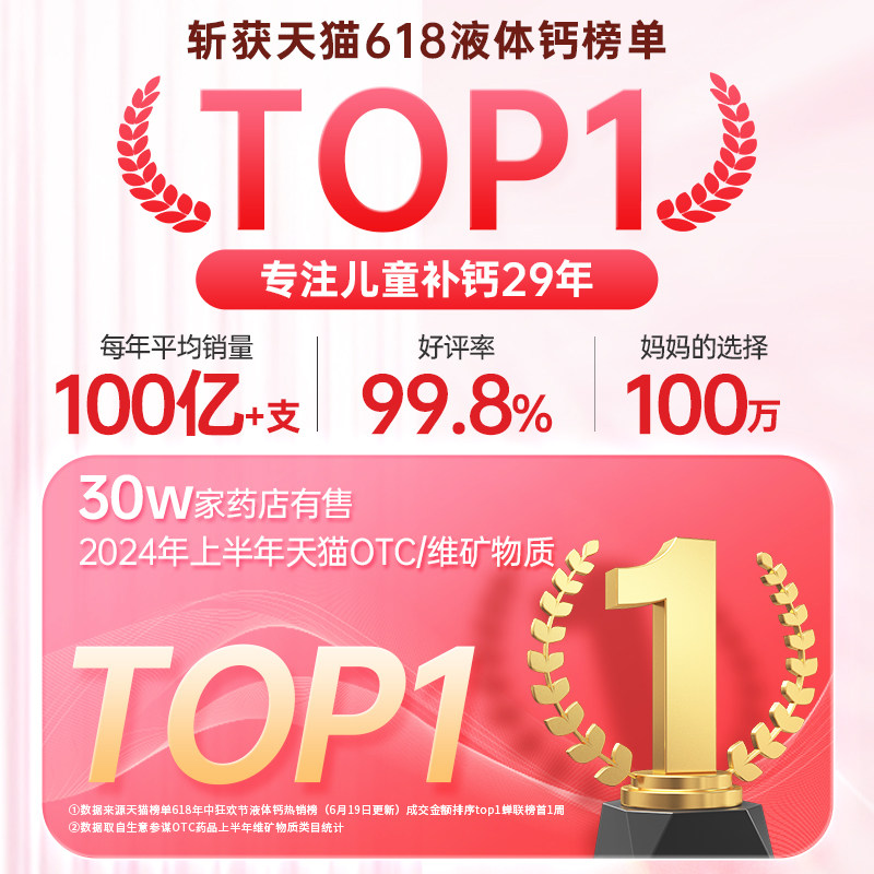 999澳诺高锌钙特葡萄糖酸锌钙口服溶液成人非钙铁锌口服液儿童补