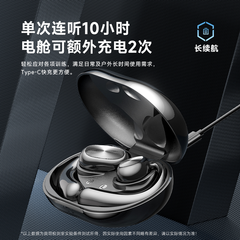 适用vivo手机蓝牙耳机新款s18pro无线17运动专用x100正品90不入耳 - 图3