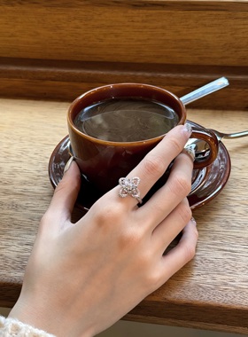 ExtroCode男女主石莫桑冰花戒指