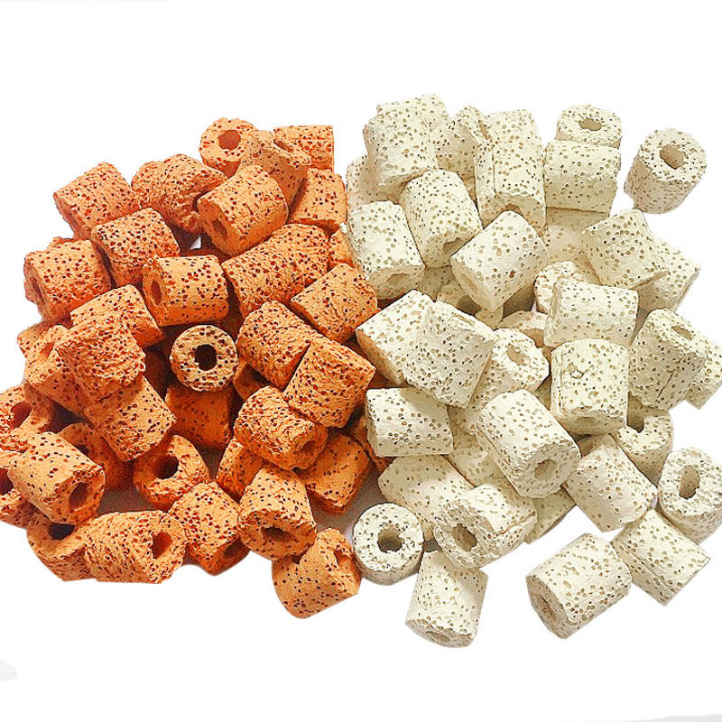 鱼缸呼吸环白色红色科技环水族箱过滤材料硝化细菌陶瓷环生化滤材,淘宝优惠券,粉丝福利购,淘宝优惠卷