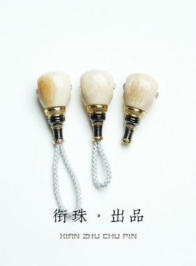 原矿猛犸象牙分体三通佛头