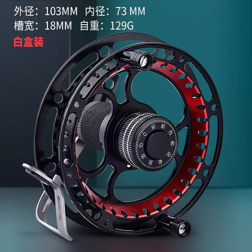 金飚王风火轮钓谷麦轮前打竿专用全金属前打轮泄力八卦轮有声渔轮 - 图3