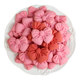 Pink girly heart big bow decorated cookies