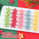 2025 Christmas Cake Decoration Hollow Star Cookies