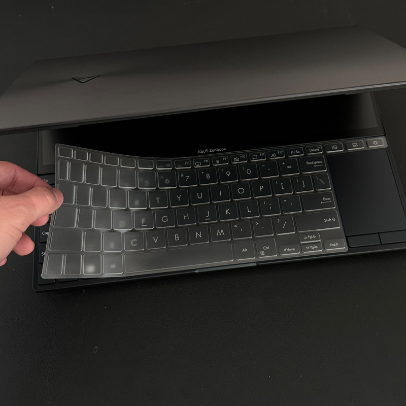 14.5英寸华硕灵耀X双屏Pro 2023款键盘膜UX8402v透明防尘垫2022机 - 图1