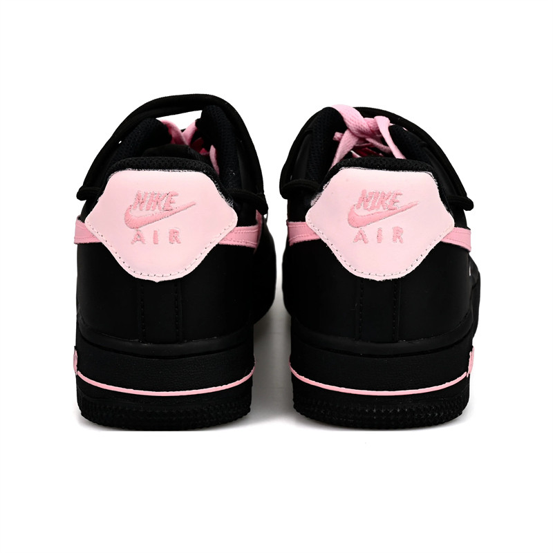 球鞋定制耐克Nike AirForce1 AF1热恋少女黑粉百搭低帮冬季女板鞋,淘宝优惠券,粉丝福利购,淘宝优惠卷