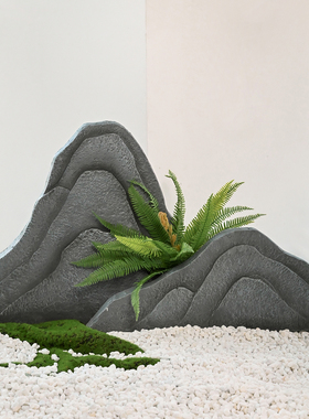 玻璃钢仿真石头庭院造景假山石