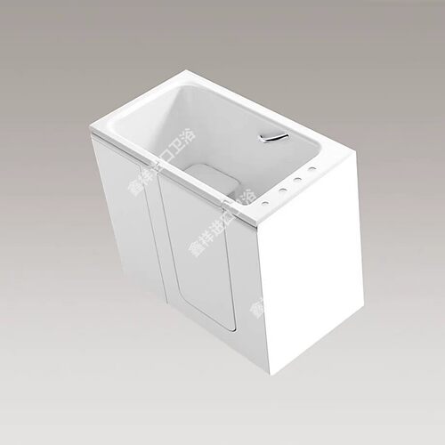 科勒K-29719T-LCP-0/RCP-0贝灵1.2m 防滑安全步入式家庭浴缸 - 图2