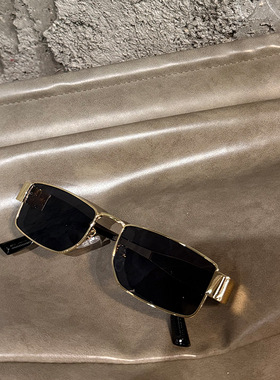 个性辣妹小窄框街拍凹造型太阳镜