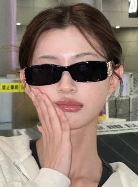 酉事复古港风小框墨镜ins网红款街拍凹造型偏防紫外线太阳镜男女