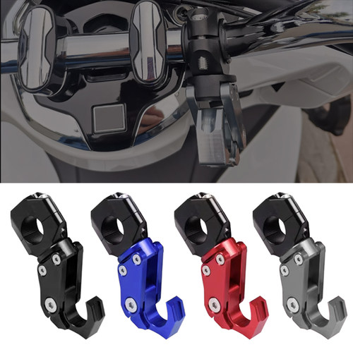 适用本田摩托车铝合金置物挂钩爪PCX160 PCX150/125改装车把挂钩 - 图0