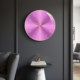Decorative painting wall clock arched glass radio wave automatic time setting