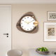 High-end artistic quartz clock without punching holes