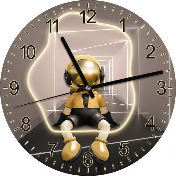 Dilan Cartoon Children's Cute Silent Guest Bedroom Clock
