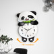 New internet celebrity silent clock wall clock without punching holes