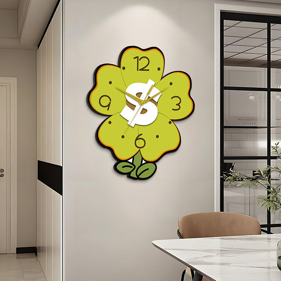 Youcaihua art swing silent clock home wall clock