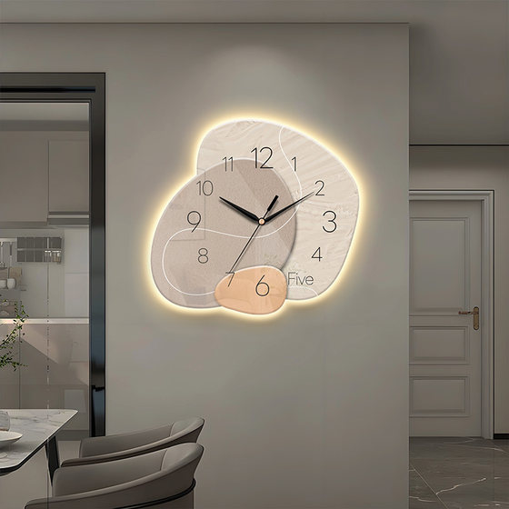 Advanced creative electronic clock perpetual calendar silent wall clock