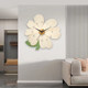 Tempered crystal film wooden silent decorative picture wall clock