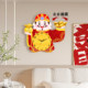 New God of Fortune clock silent home swing without punching