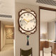 New Chinese style silent quartz clock without punching wall clock