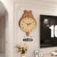 New Totoro Clock Swinging Silent No-Punch Wall Clock