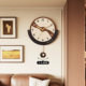 High-end clock swing wall clock perpetual calendar without punching