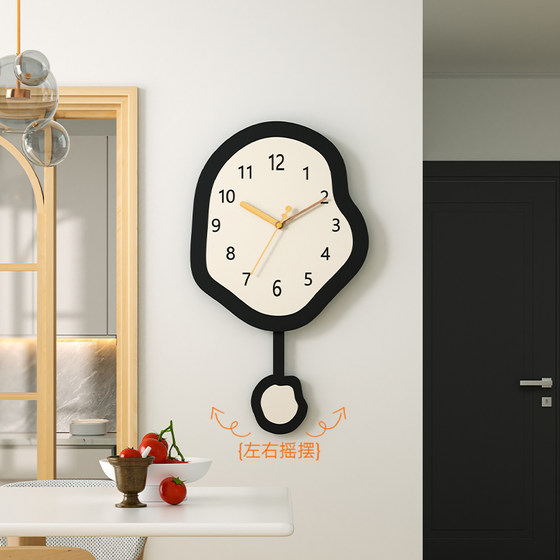 Internet celebrity silent swing calendar clock without punching holes