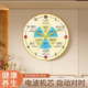 Radio wall clock automatically mutes the clock quartz clock