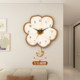 Creative cream style wall clock living room wall clock silent clock