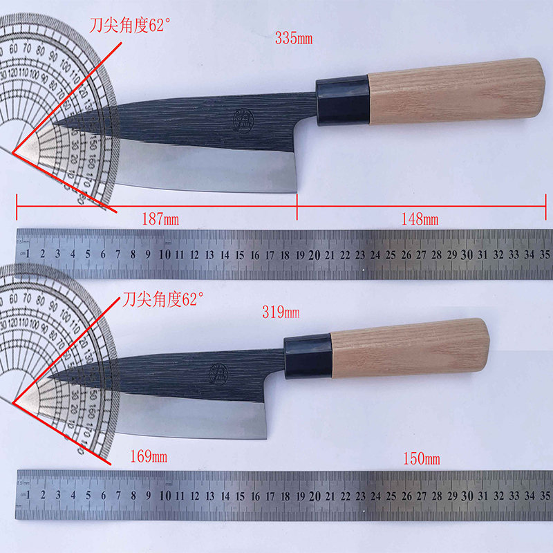 三本盛日本杀鱼刀专用刀出刃包丁鱼头刀料理刺身三文鱼锋利开背-图2