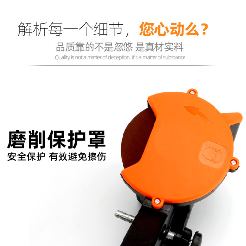 磨链机电动磨链器电油锯链条打磨链齿电磨机汽油锯锉刀磨链条工具 - 图2