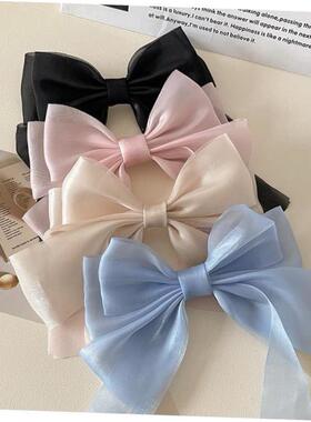 Red bow tie hairpin female Headband hair accessories clip