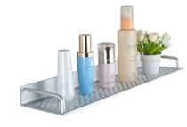 Perforated Space Aluminum Tray Bathroom BATHROOM RACK KITCHEN SUCTION CUP STYLE WALL-MOUNTED TOILET MIRROR FRONT COSMETIC RACKS