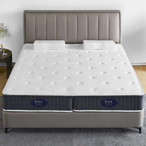可折叠式席梦思床垫1.8米床软硬两用独立弹簧床垫2米x2米厚20家用-图0