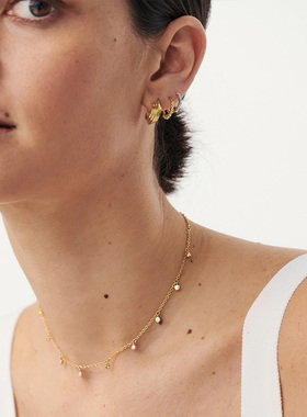 MISSOMA金色星际流苏锁骨链女
