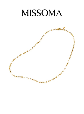 Missoma 迷你回形针链条项链小巧精致新款锁骨链设计感叠戴新品
