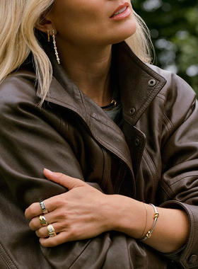 Missoma金银拼色圆圈手镯