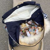 Японская ретро милая небольшая дизайнерская мультяшная сумка на одно плечо для отдыха