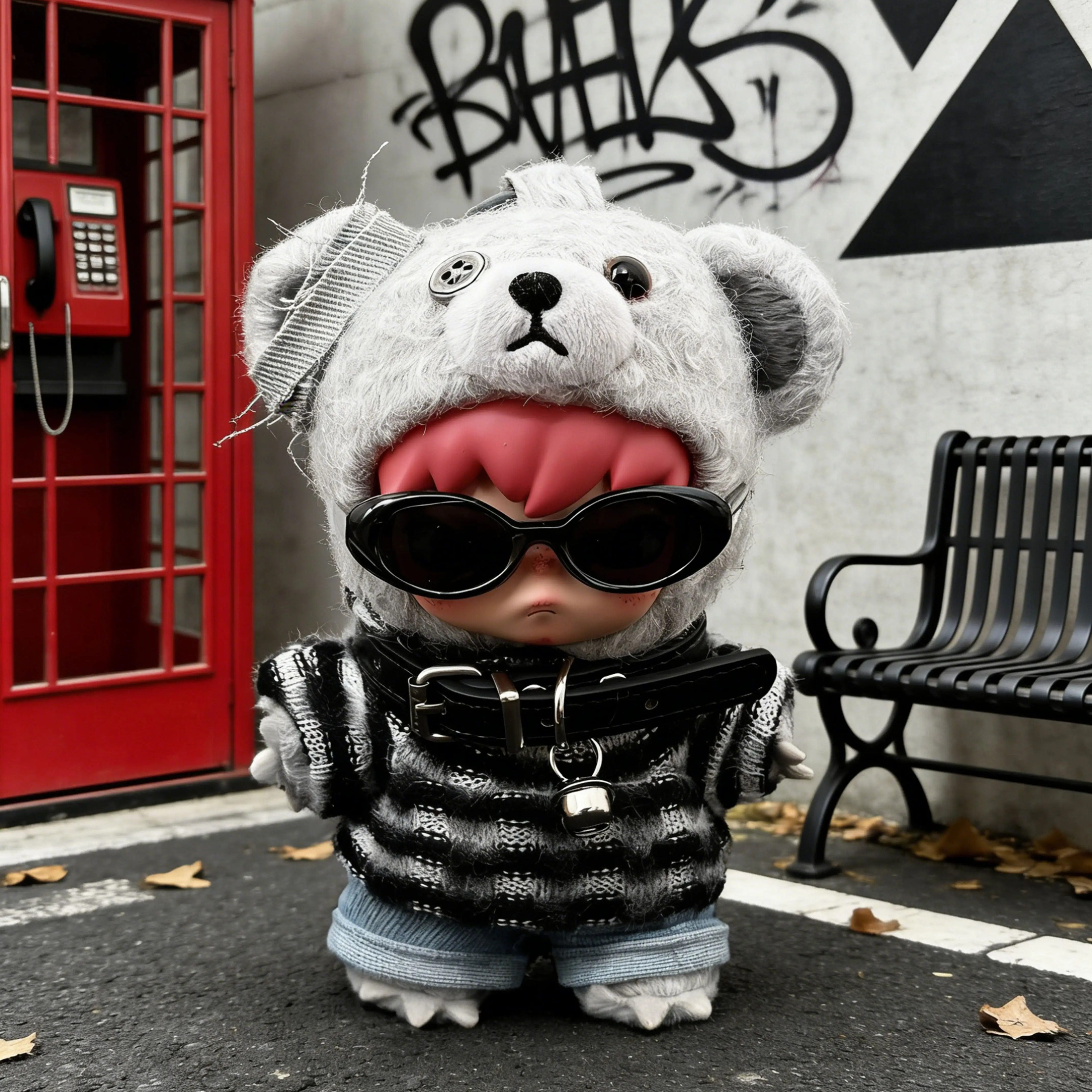 小野hirono娃衣公路日志毛绒公仔挂件17cm着替服装裤裙子/不含娃,淘宝优惠券,粉丝福利购,淘宝优惠卷