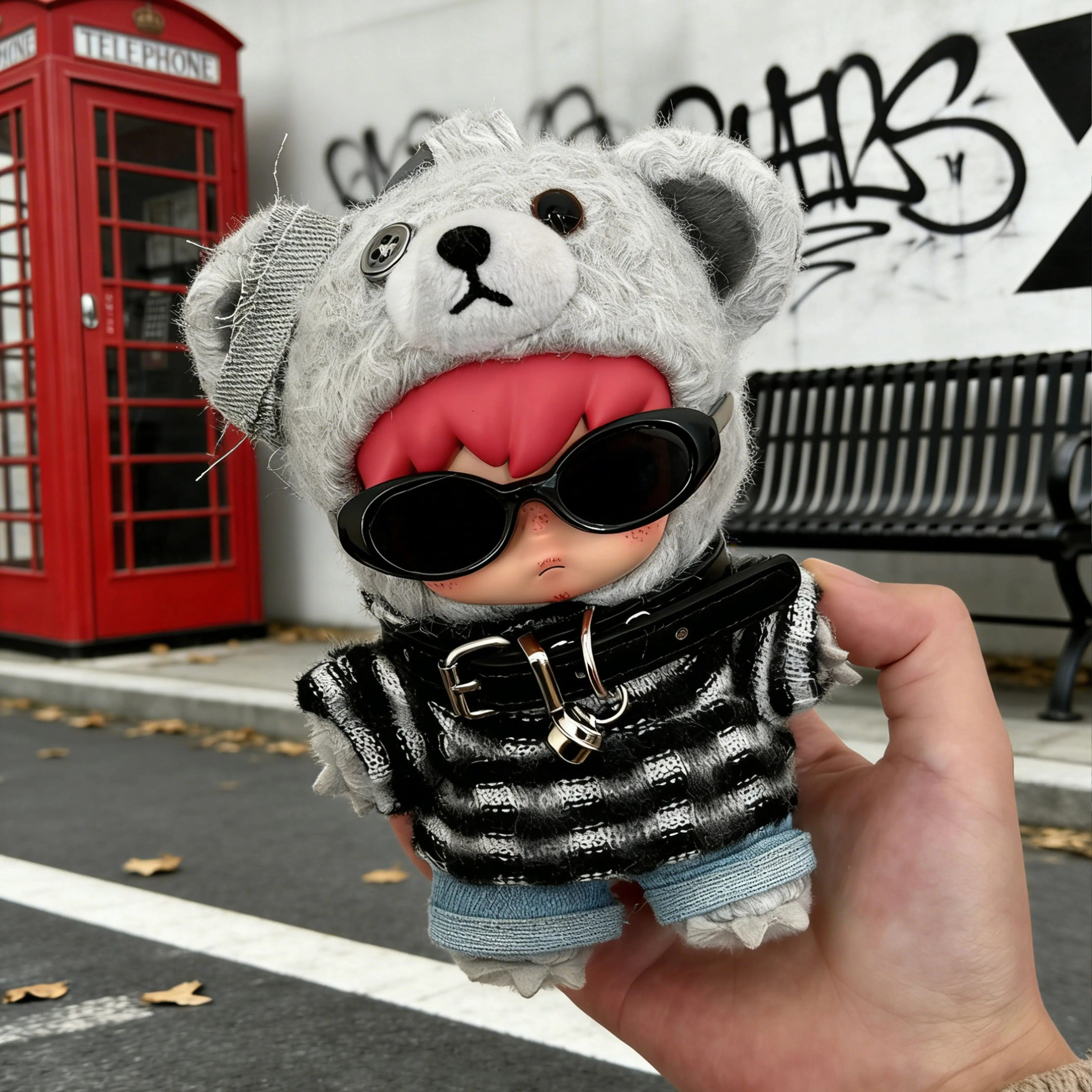 小野hirono娃衣公路日志毛绒公仔挂件17cm着替服装裤裙子/不含娃,淘宝优惠券,粉丝福利购,淘宝优惠卷