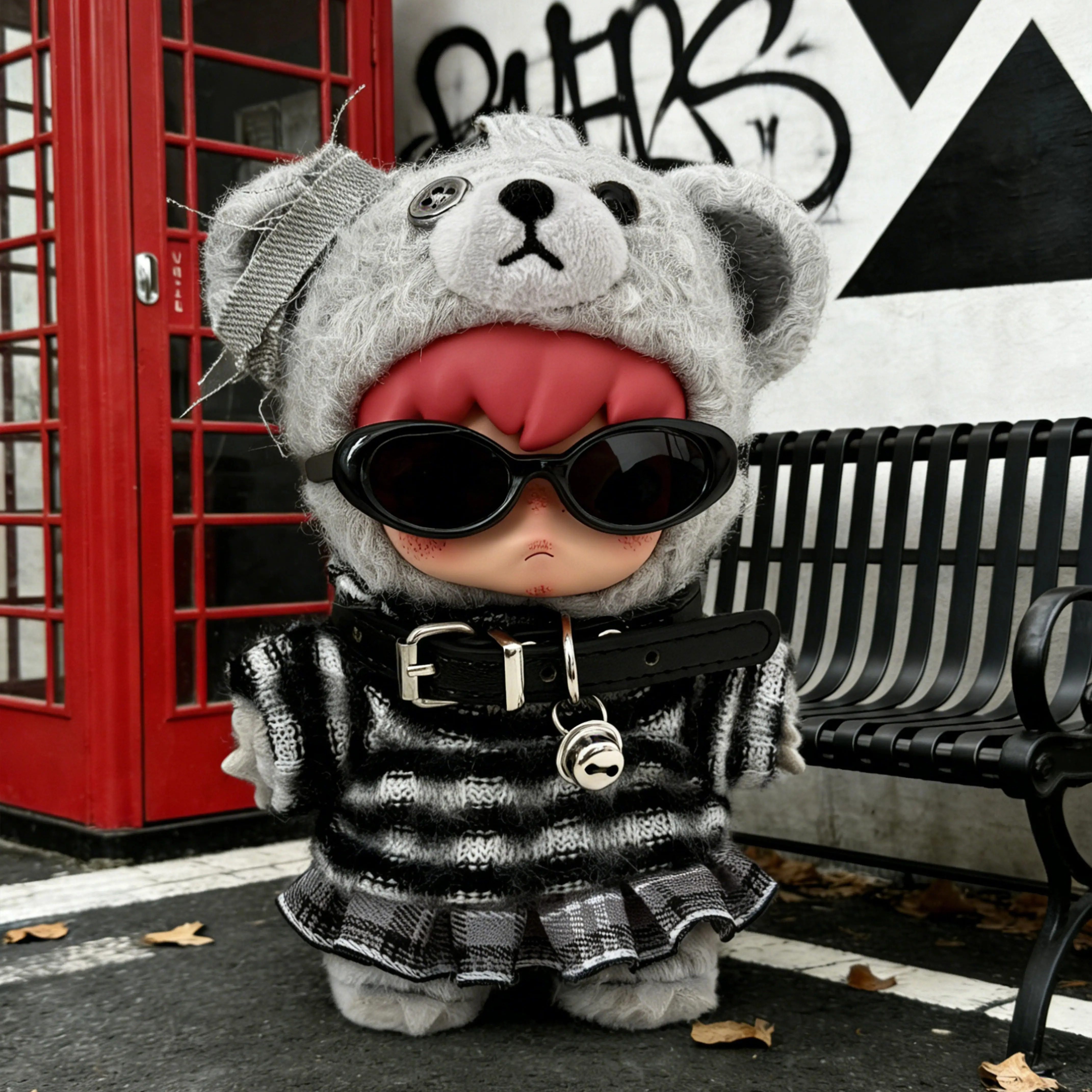 小野hirono娃衣公路日志毛绒公仔挂件17cm着替服装裤裙子/不含娃,淘宝优惠券,粉丝福利购,淘宝优惠卷