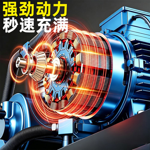 空压机大型380V工业级高压气泵220V小型打气泵汽修喷漆空气压缩机 - 图0