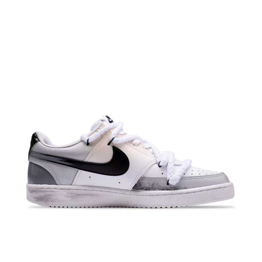 【定制球鞋】Nike Court Vision 春庭雪   CD5463-101,淘宝优惠券,粉丝福利购,淘宝优惠卷
