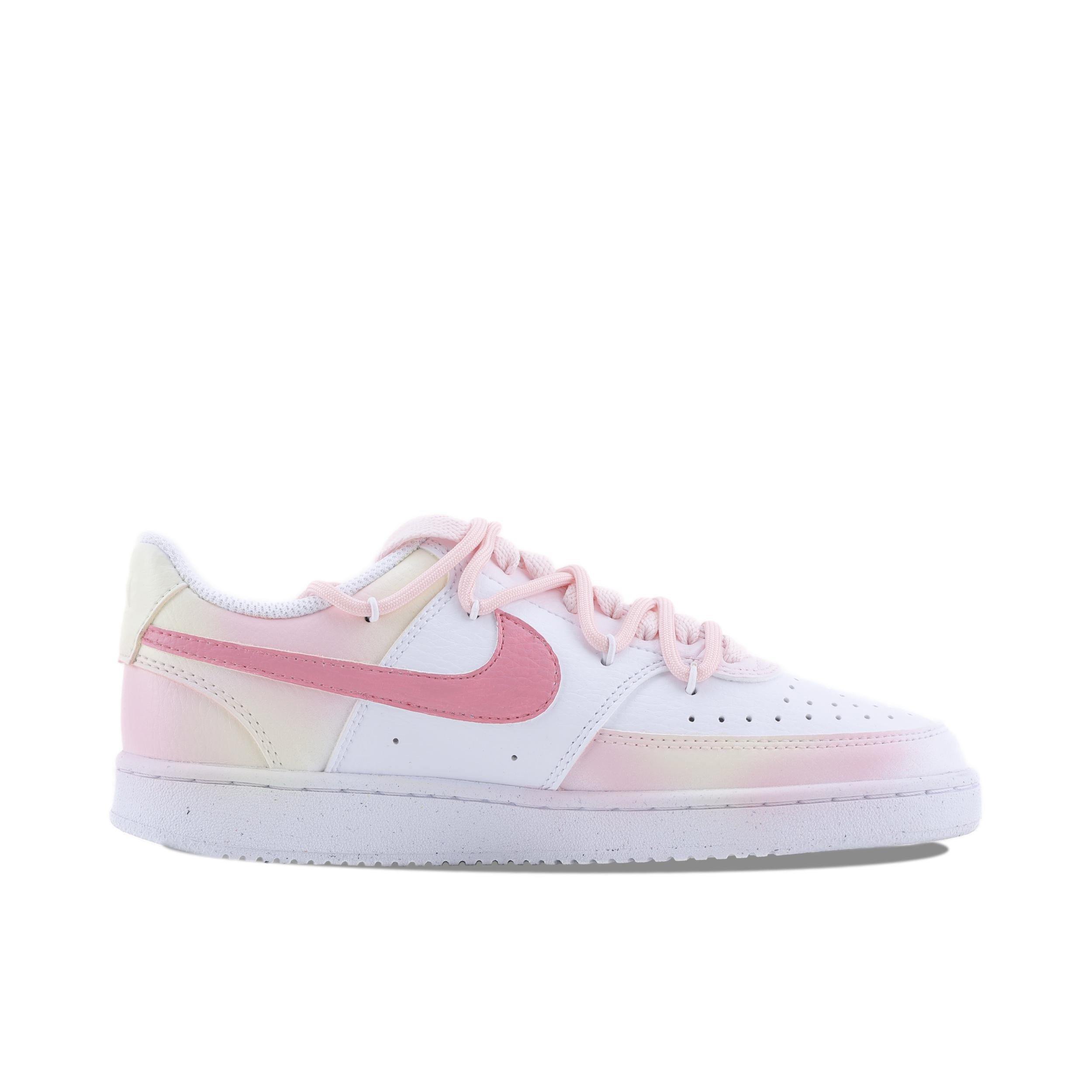 【定制球鞋】Nike Court Vision 1 桃花影落 DH2987-101,淘宝优惠券,粉丝福利购,淘宝优惠卷