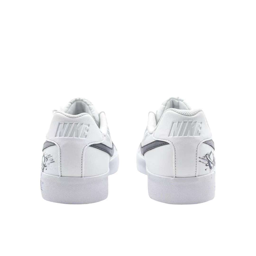 【定制球鞋】Nike Court Royale  断裂星际 BQ4222-103 - 图2