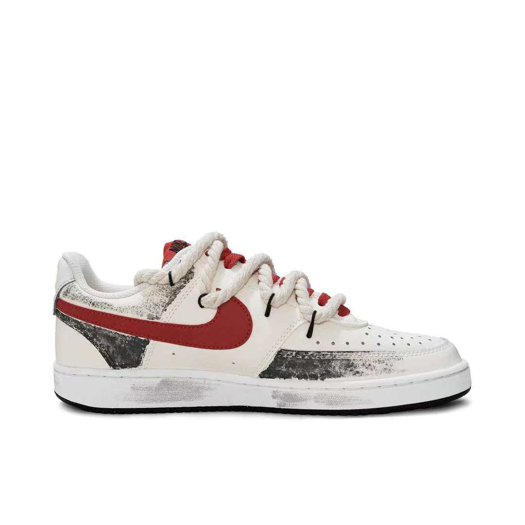 【定制球鞋】Nike Court Vision 1  赤芒绘 DM1187-101,淘宝优惠券,粉丝福利购,淘宝优惠卷