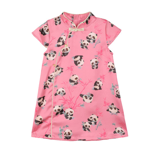 Little O baby children's clothing baby summer cheongsam skirt for women