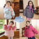 小O宝Okids童装宝宝小泡芙面包羽绒服女短款2025冬季女童三防外套