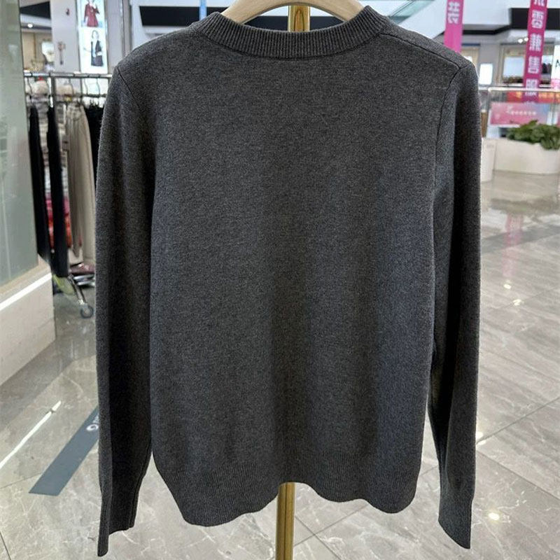 洋气减龄圆领妈妈装针织衫2025春秋新款宽松显瘦百搭开衫外套女士,淘宝优惠券,粉丝福利购,淘宝优惠卷